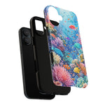 Underwater Coral Reef Phone Case | Colorful Tropical Fish Ocean Scene