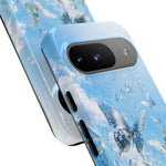 Copy of Silver Butterflies Tough Case | Blue Sky Water Droplets Phone Cover