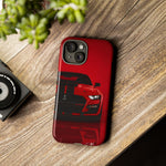 Red Mustang Art Phone Case, GT500 American Muscle Car Tough Cover