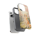 Akita under Cherry Blossoms Dog Breed Phone Case