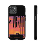 Silverado sunset truck Phone Case | Retro pickup silhouette