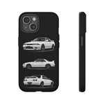 R32 Skyline Phone Case White, Three-View Vector Cover, Gift GTR Fans