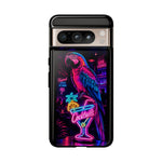 Neon Parrot Cocktails phone case | Tough Cases
