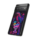 Neon Parrot Cocktails phone case | Tough Cases