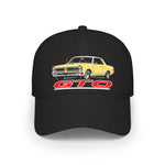 1965 GTO Low Profile Hat Classic Muscle Car Dad Cap Yellow Goat Hardtop