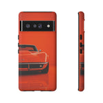 Orange 1969 C3 Phone Case, Stingray Classic Sports Car Cover, Gift