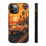 Orange Corvette C3 Stingray Sunset Palms Phone Case