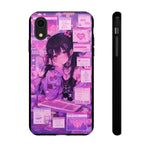 Online Girl Aesthetic Vaporwave Phone Case – Internet Portrait