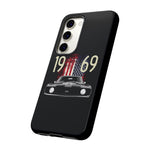 1969 Camaro SS American Flag Tough Phone Case Cover Gift Art