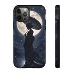 Geisha Parasol Moonlight Art Tough Phone Case