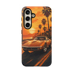 Orange Corvette C3 Stingray Sunset Palms Phone Case