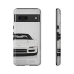 White NSX Phone Case, Retro 90s JDM Supercar Cover, Gift for Car Lovers