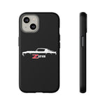 1970 Camaro Z28 White Silhouette Tough Phone Case Cover Gift