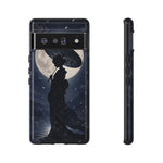 Geisha Parasol Moonlight Art Tough Phone Case