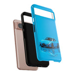 RX-7 Cyan Studio Phone Case Studio Color Match Car Art