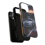 Skyline GT-R R34 White Nurburgring Speed Art Tough Phone Case