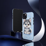Siberian Husky Kawaii Ice Chibi Pet Dog Art Tough Phone Case