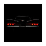 1960 Chevy Impala Poster Classic Muscle Car Rear View Wall Art Print Vintage