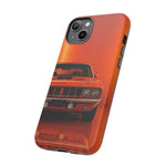 Orange Cuda Phone Case, 71 Classic Muscle Car Tough Cover