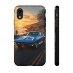 Corvette C2 Sting Ray 1965 Nassau Blue Art Phone Case