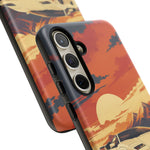 Retro Sunset Countach phone case | Sports car tough cover