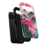Japanese Minimalist Ink Vaporwave Phone Case – Sumi-e Aesthetic