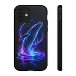 Neon Holographic Whale Phone Case | Tough Case