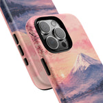 Mount Fuji Dawn Reflection Art Tough Phone Case