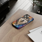 Alaskan Malamute Portrait Tough Phone Case - Vivid Paint Splatter
