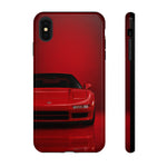 Red NSX Phone Case, 90s JDM Supercar Legend Tough Cover, Mens Gift