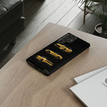 Gold Fairlady Z Classic Sports Car Tough Phone Case - 3 View