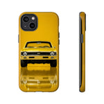 Nova SS Phone Case Yellow, Classic 70s Muscle Car Cover, Gift for Him