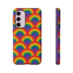 Rainbow Arch Stripe Retro Art Tough Phone Case