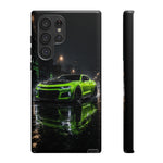 Camaro ZL1 Neon Green Muscle Car phone case | Tough Cover