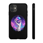 Marble Hand Orb Synthwave Phone Case Mythic Tough Case