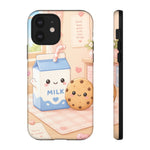Milk Cookie Phone Case Cute Food Kawaii Tough Cover Gift Art