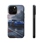 Elkhart Lake Blue C7 Track Attack Dawn Tough Phone Case