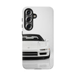 White NSX Phone Case, Retro 90s JDM Supercar Cover, Gift for Car Lovers