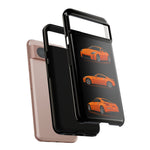 350Z Orange Triview Phone Case Classic Car Illustration