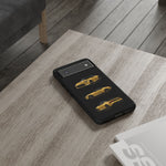Gold Fairlady Z Classic Sports Car Tough Phone Case - 3 View