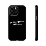 White C8 Z06 Phone Case for Chevy Fans, Tough Protective Cover