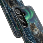 Norwegian Forest Cat Nordic Art Tough Phone Case