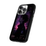 Melancholy Data Poster Phone Case, Glitch Anime Sky Tough Cover