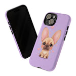 French Bulldog Bat Ears Kawaii Pet Dog Art Tough Phone Case