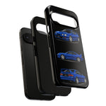 Tough Phone Case - Blue Celica GT-Four JDM Rally Car Multi View Art