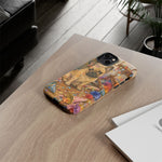 Guilty French Bulldog Phone Case, Confetti Watercolor Cover