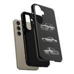 Silver Hakosuka Skyline Classic Sports Car Tough Phone Case for JDM Fans
