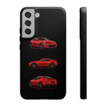 Red 370Z Sports Coupe Tough Phone Case for JDM Enthusiasts