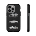 Silver Hakosuka Skyline Classic Sports Car Tough Phone Case for JDM Fans