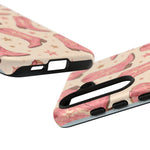 Pink Cowboy Boots phone case | Western pattern | Pastel stars